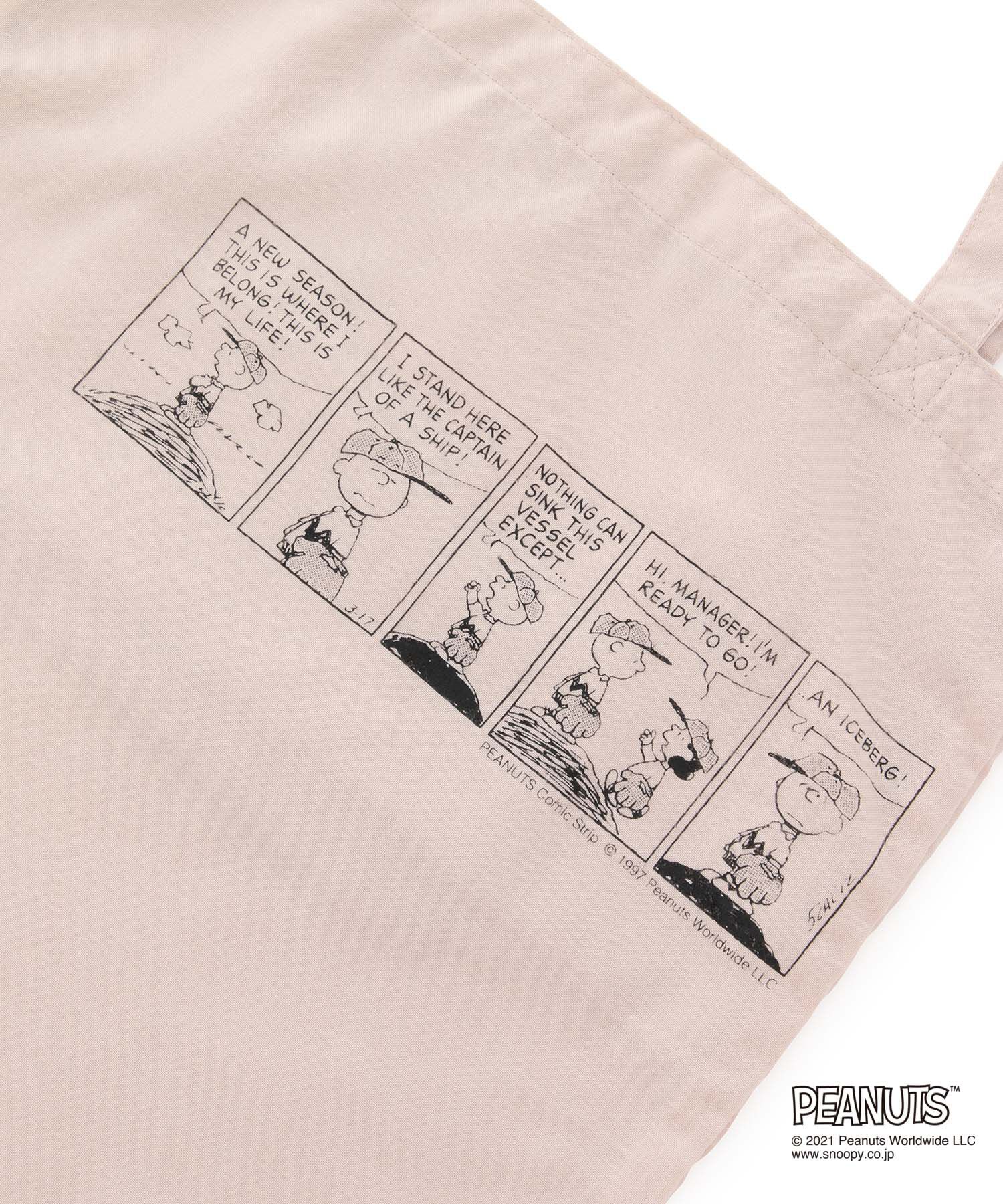 VIS「【A4対応】【PEANUTSコラボ】仕切りトートバッグ」|トートバッグ|