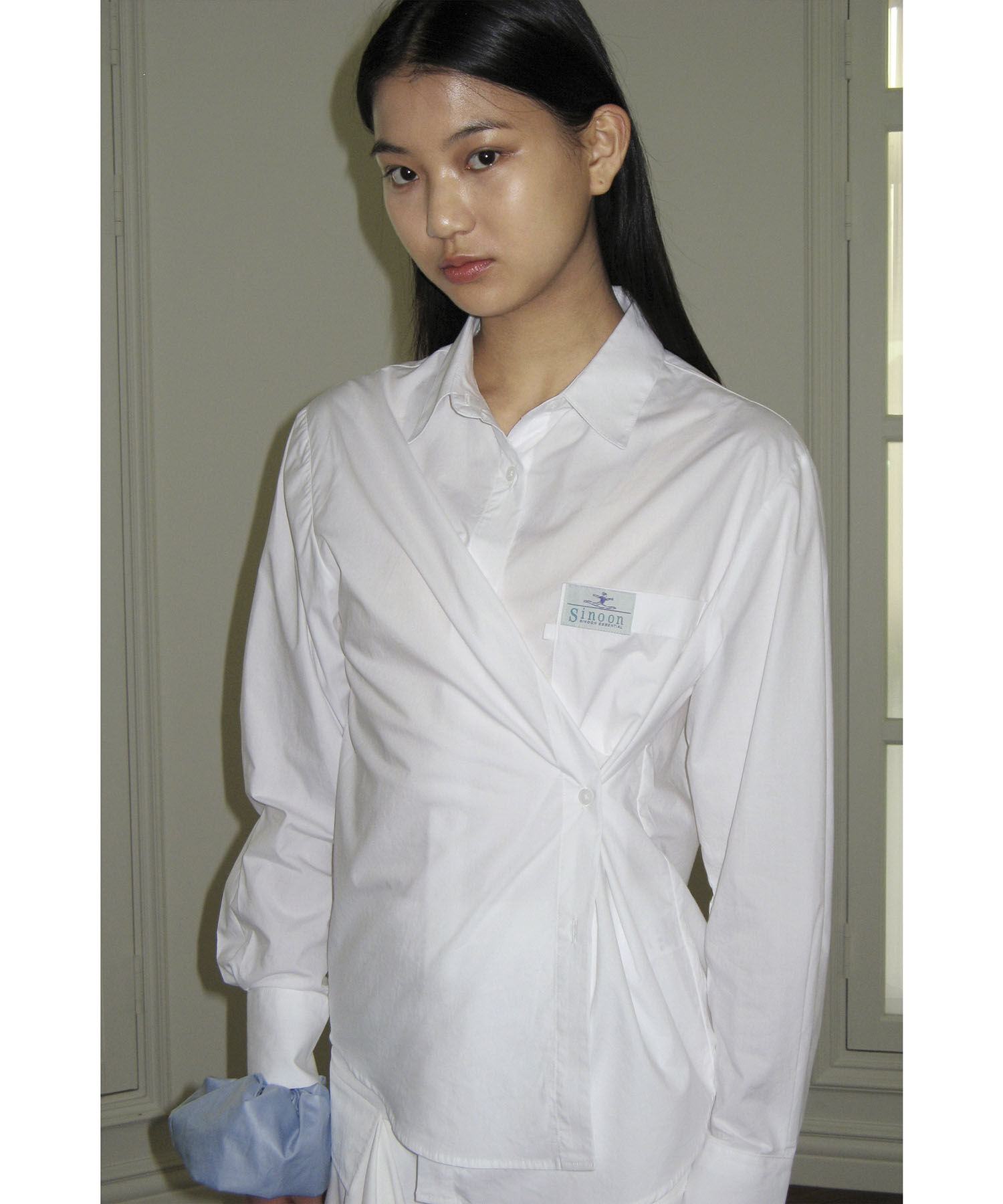 VIS「【韓国人気ブランド/sinoon】クラシックコットンシャツ」|シャツ・ブラウス|ホワイト(10)