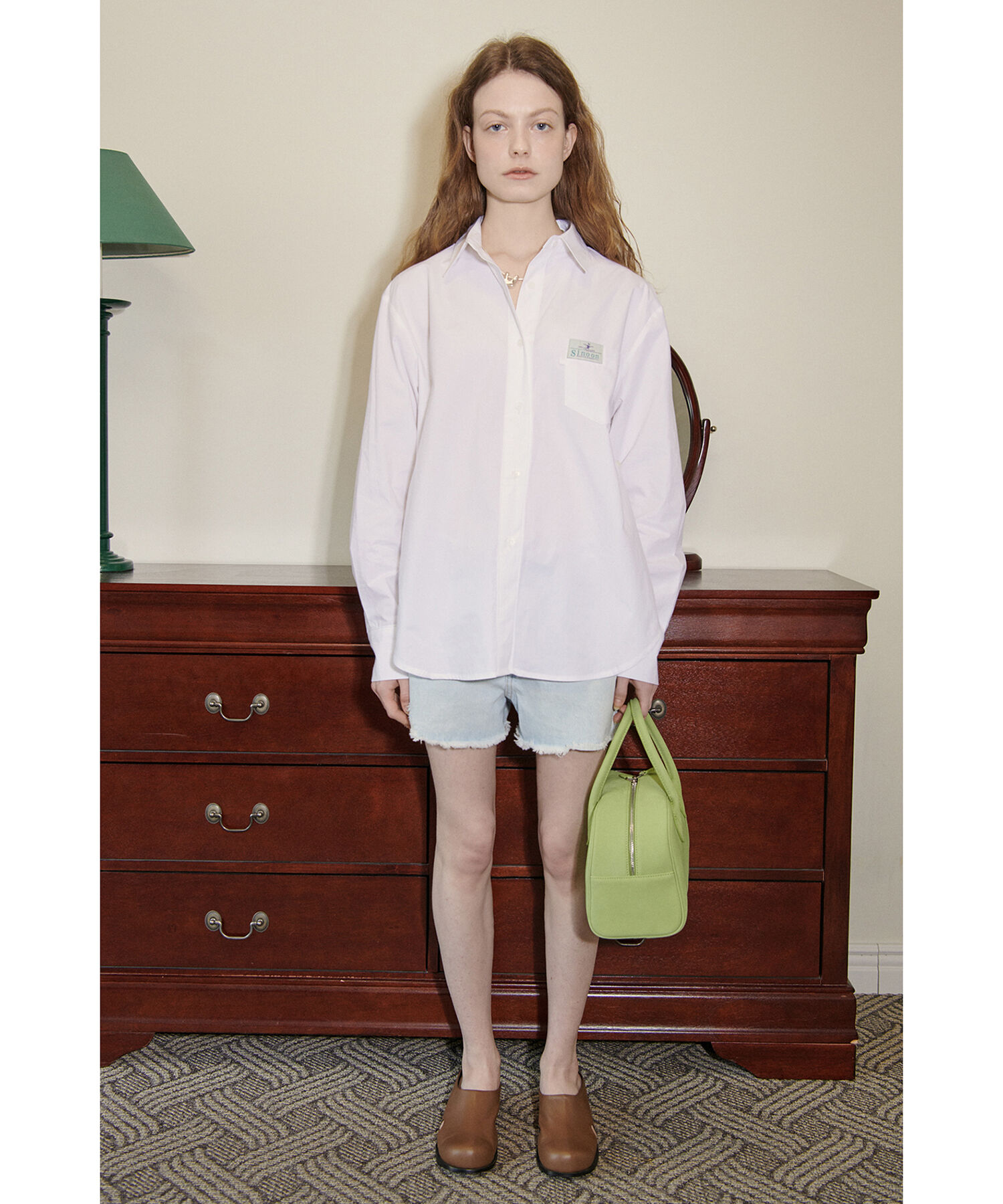 VIS「【韓国人気ブランド/sinoon】クラシックコットンシャツ」|シャツ・ブラウス|