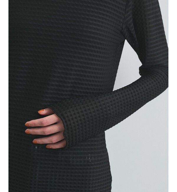 VIS「クルーネックインナートップス（レース・チェック・ラメ・シアー）」|Tシャツ・カットソー|