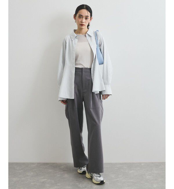 VIS「クルーネックインナートップス（レース・チェック・ラメ・シアー）」|Tシャツ・カットソー|