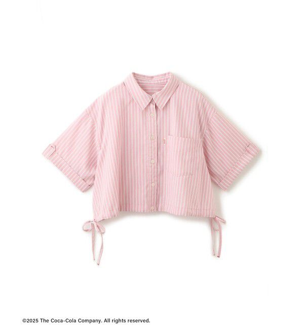 VIS「【Coca-Cola】VIS別注バックエンブロイダリークロップドシャツ」|シャツ・ブラウス|