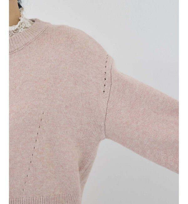 VIS「ハートアソートパール釦ラメミックスカーディガン/イージーケア・一部WEB限定カラー」|カーディガン|