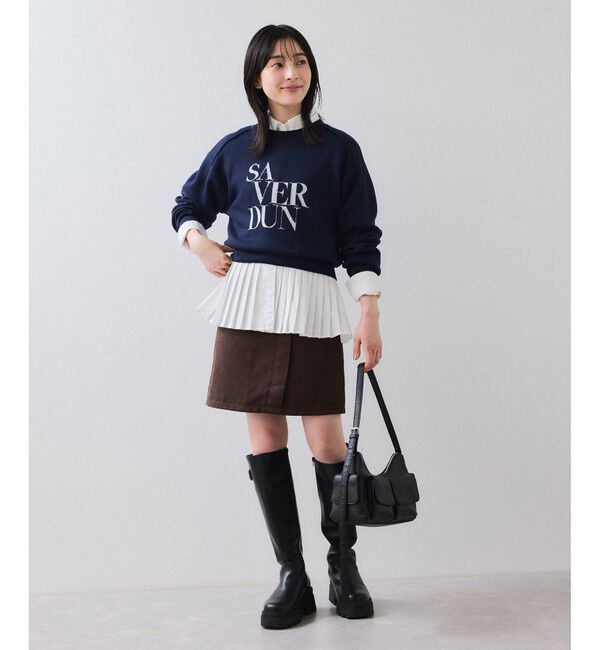 VIS「プリーツシャツ/イージーケア」|シャツ・ブラウス|