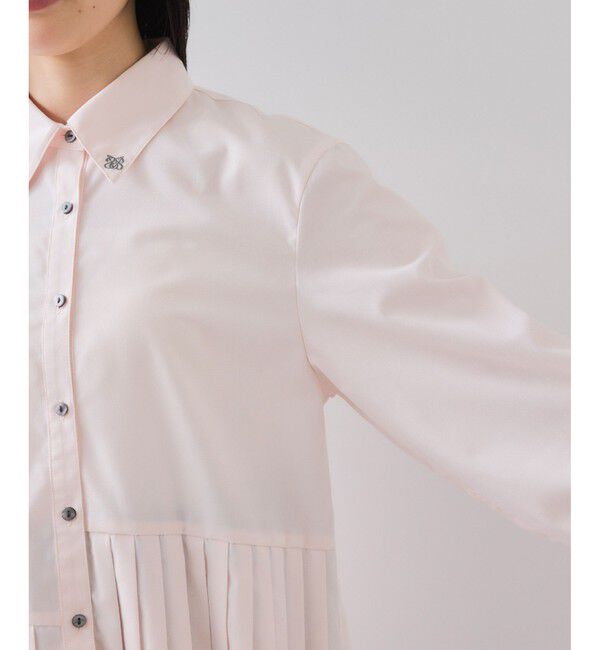 VIS「プリーツシャツ/イージーケア」|シャツ・ブラウス|