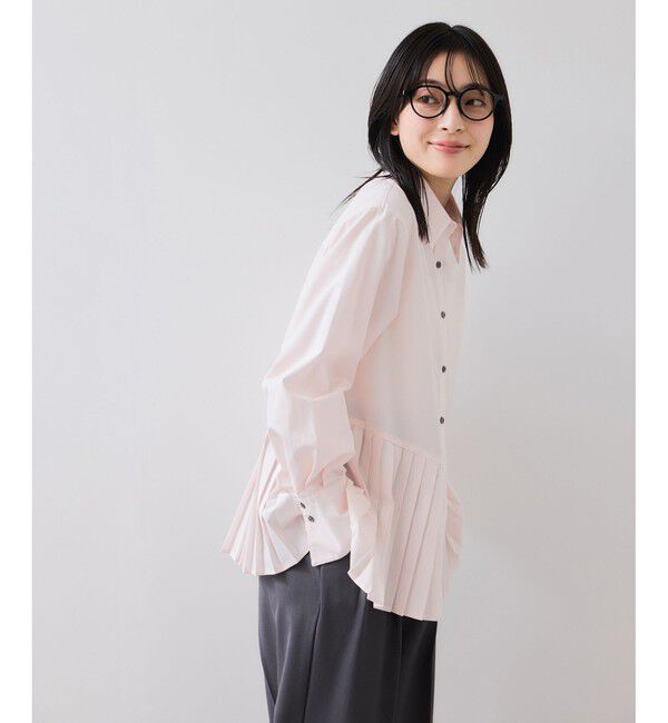 VIS「プリーツシャツ/イージーケア」|シャツ・ブラウス|