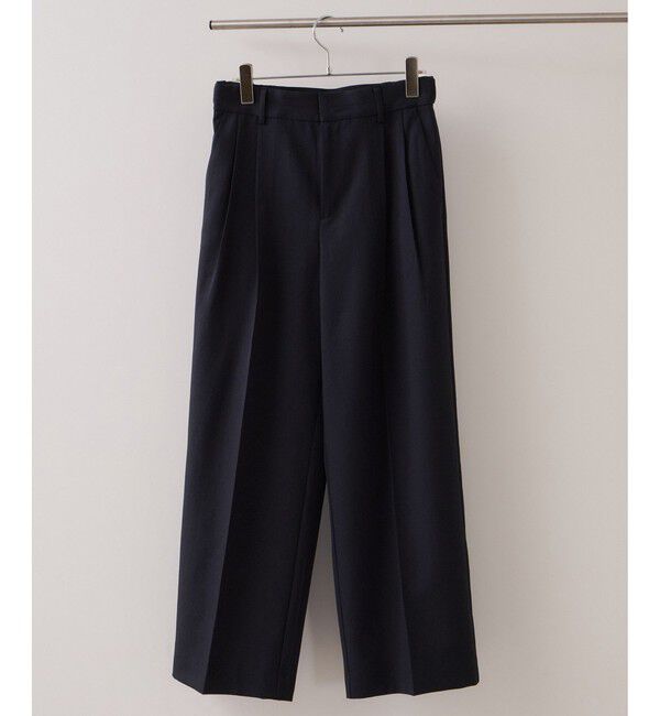 VIS「【美easy】コンフォートストレートワイドパンツ/イージーケア・UVケア・セットアップ対応」|チノ|