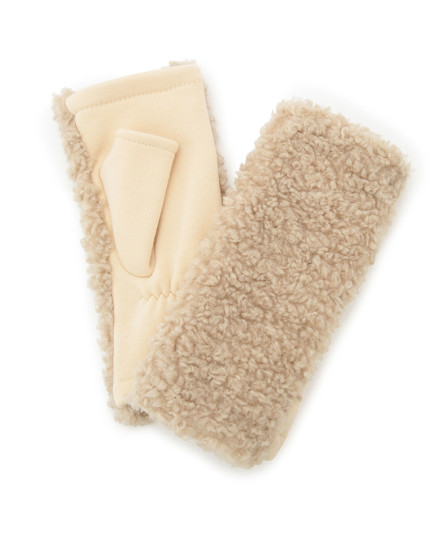 ROPE PICNIC PASSAGE「ボアフィンガーレスグローブ」|手袋|