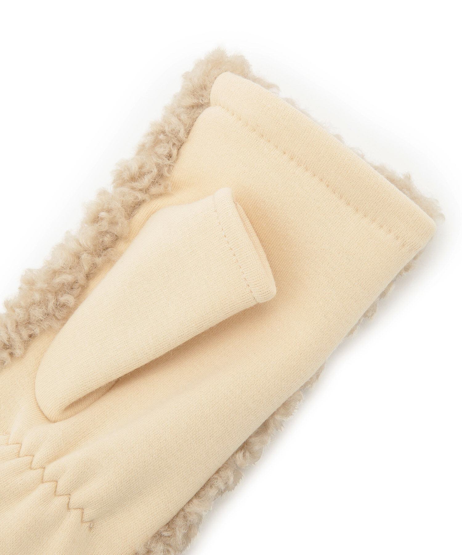 ROPE PICNIC PASSAGE「ボアフィンガーレスグローブ」|手袋|