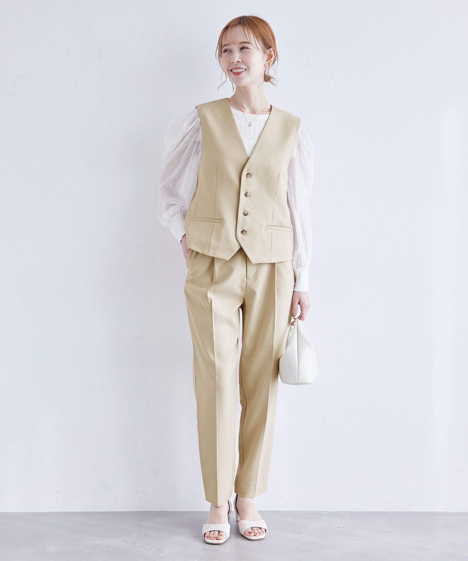 Rope&rsquo;Picnic「ブライトシリーズ/テーパードパンツ/セットアップ対応」|その他|