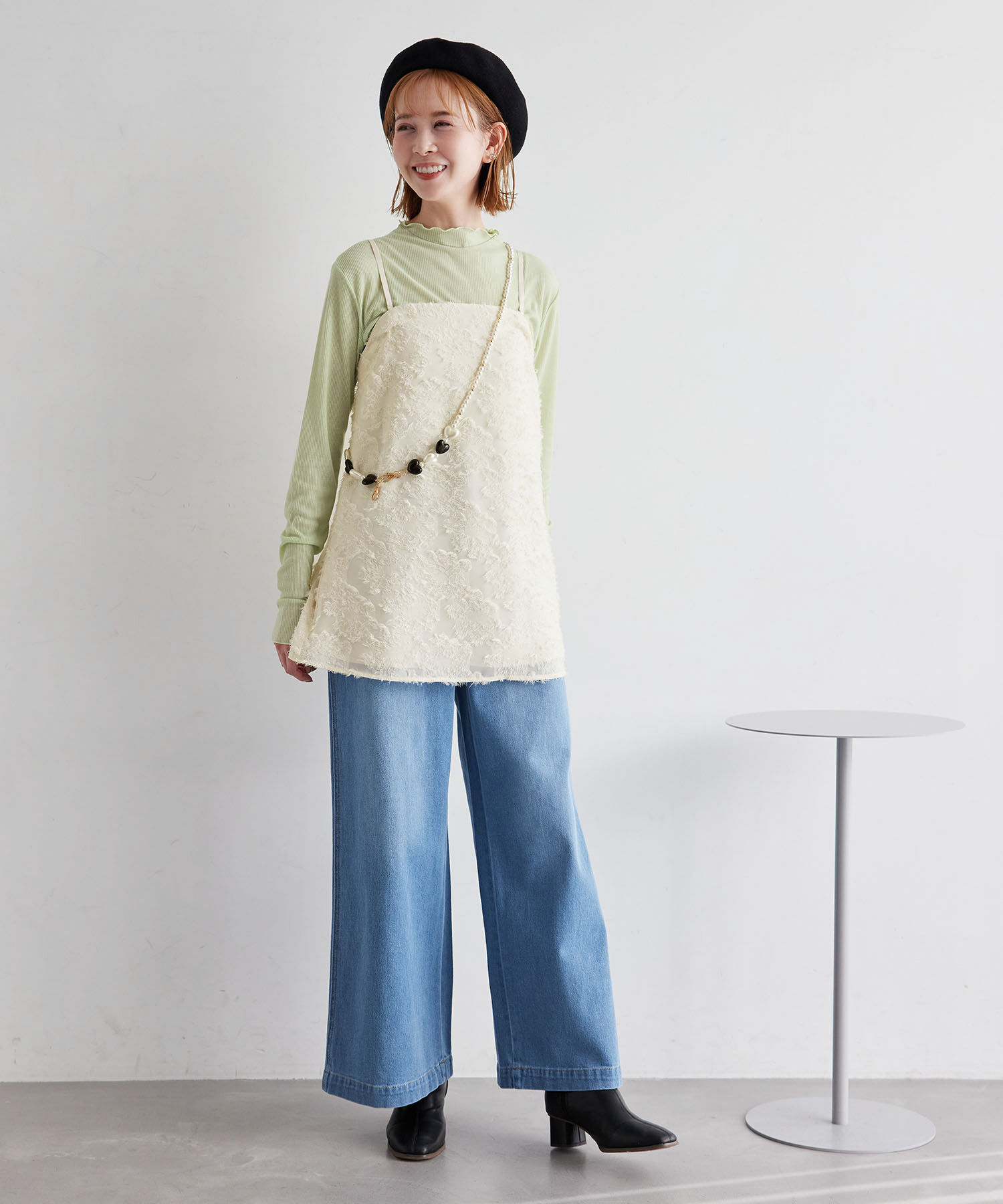 Rope&rsquo;Picnic「フリンジキャミビスチェ」|キャミソール|