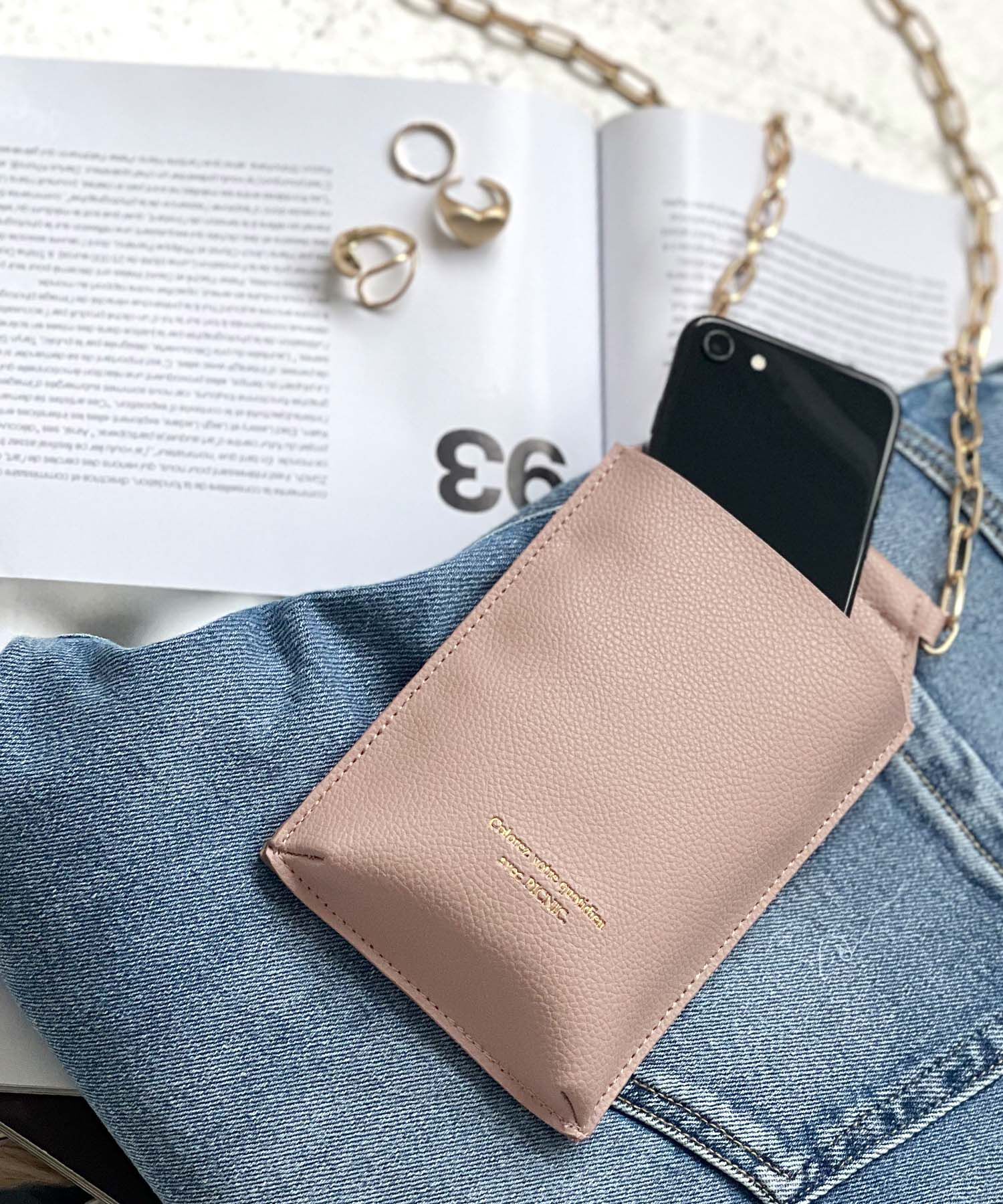 ROPE PICNIC PASSAGE「スマホウォレットチェーンショルダーバッグ」|ショルダー・メッセンジャー|ベージュ系(28)