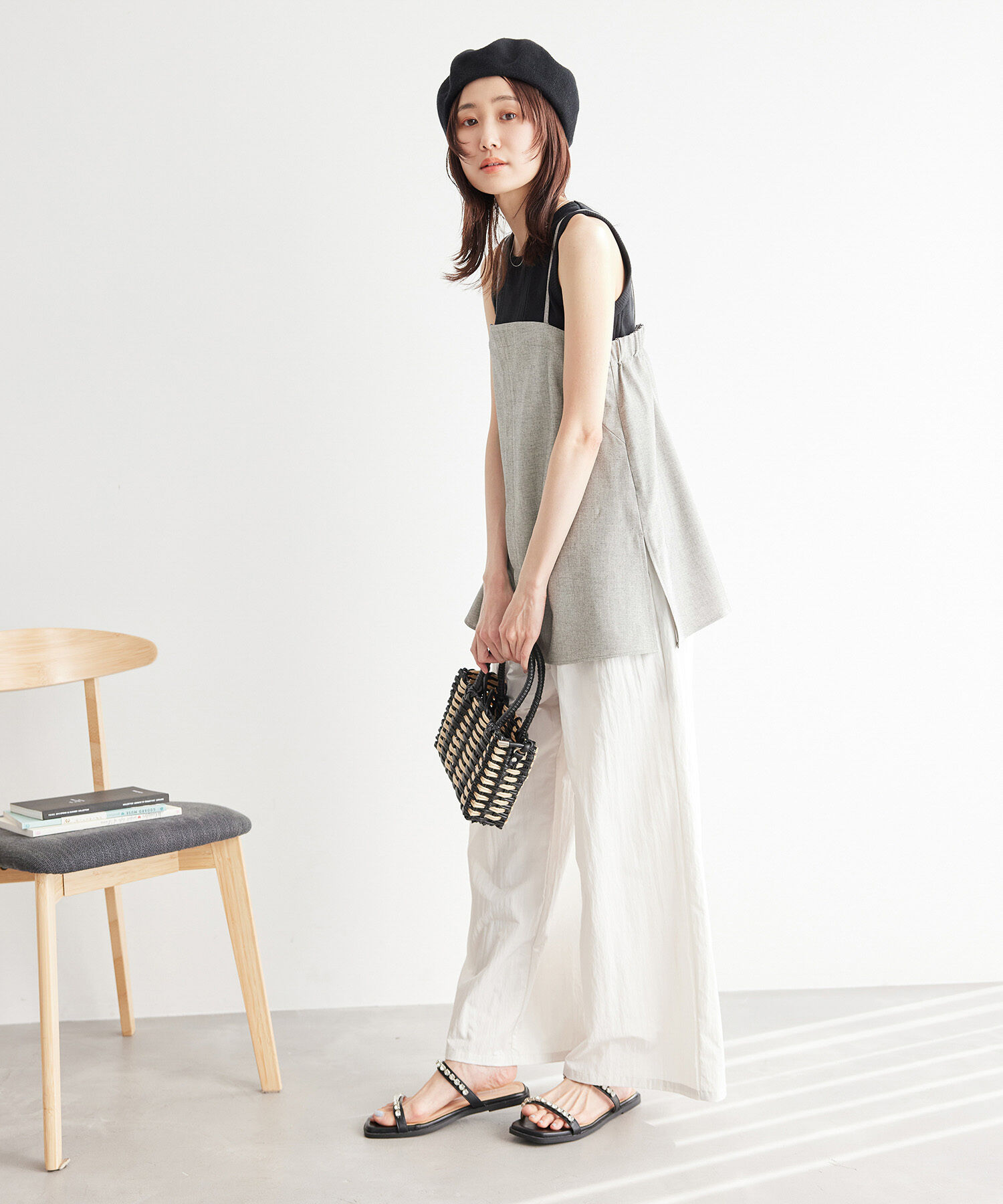 Rope&rsquo;Picnic「【ご好評につき新色追加！】チュニックビスチェ/セットアップ対応・UVケア」|キャミソール|