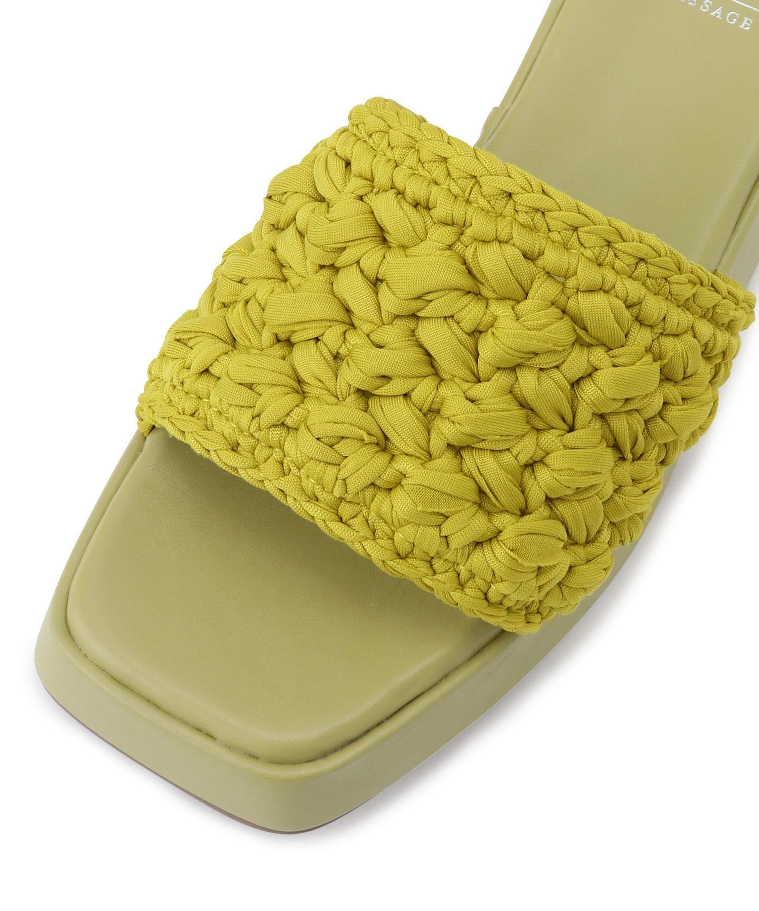 ROPE PICNIC PASSAGE「マクラメプラットフォームサンダル」|サンダル|