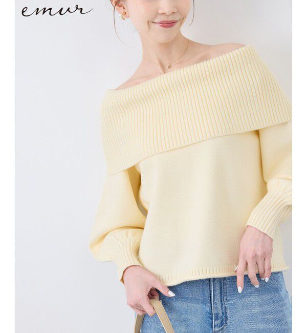Rope&rsquo;Picnic「【emur/エミュール】オフショルダーニット」|ニット・セーター|オフサブ