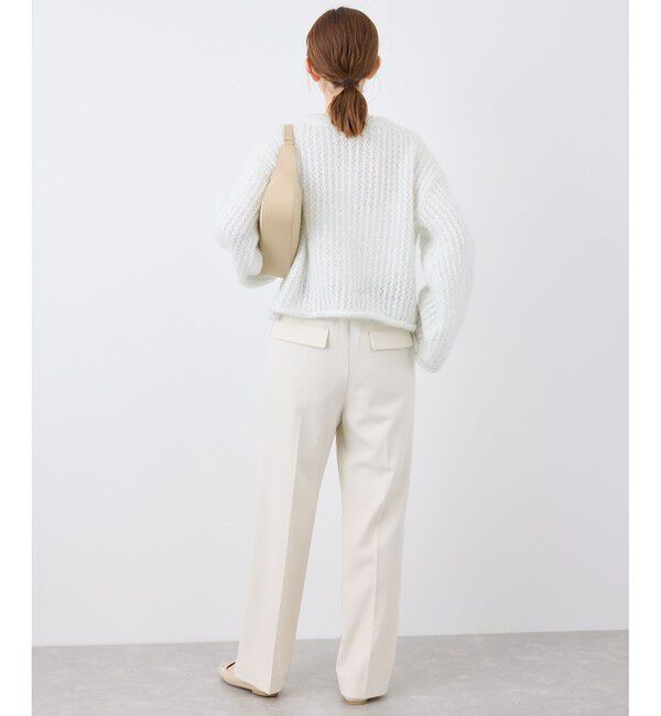 Rope&rsquo;Picnic「【emur/エミュール】フェザーラメメッシュ編みニット」|ニット・セーター|