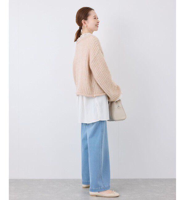 Rope&rsquo;Picnic「【emur/エミュール】フェザーラメメッシュ編みニット」|ニット・セーター|