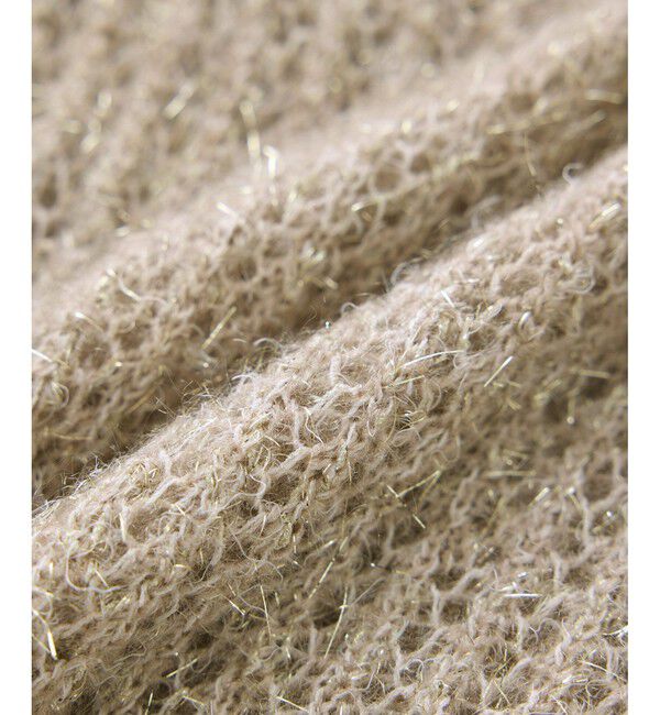 Rope&rsquo;Picnic「【emur/エミュール】フェザーラメメッシュ編みニット」|ニット・セーター|