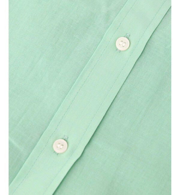 Rope&rsquo;Picnic「【接触冷感・通気性】お着軽シャツシリーズ/綿ボイルペプラムシャツ」|シャツ・ブラウス|