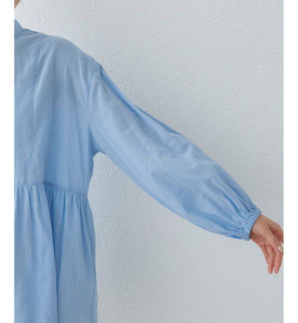 Rope&rsquo;Picnic「【接触冷感・通気性】お着軽シャツシリーズ/綿ボイルペプラムシャツ」|シャツ・ブラウス|