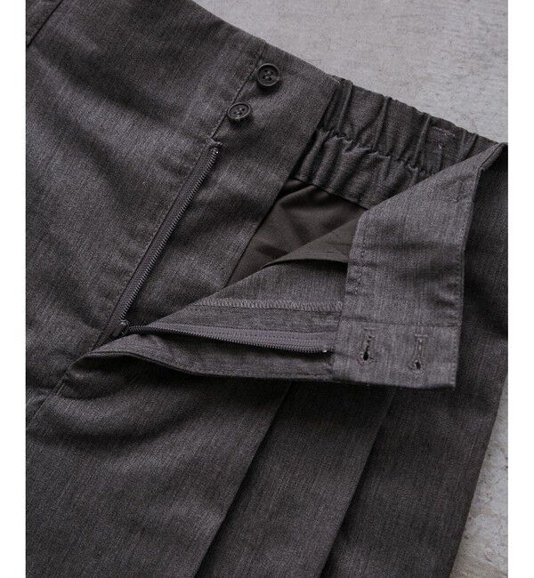 Rope&rsquo;Picnic「【UVカット・接触冷感】タックチノワイドパンツ」|チノ|