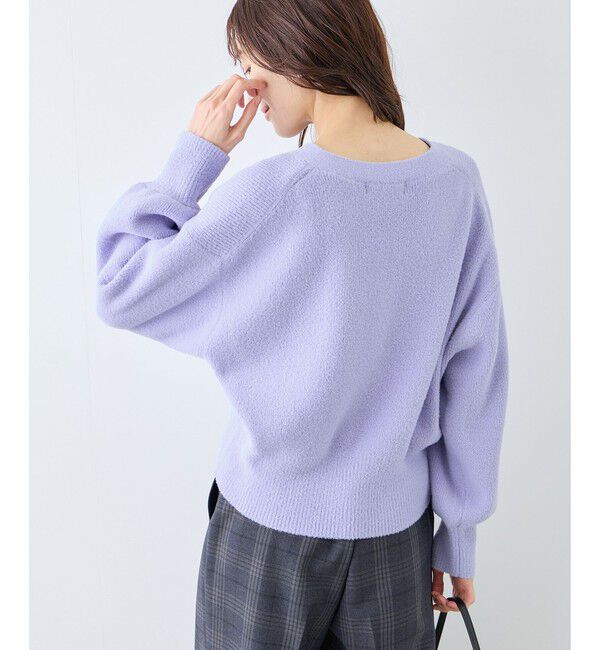 Rope&rsquo;Picnic「【新色追加】スフレニットシリーズ パールボタンショートカーディガン/イージーケア・リンクコーデ」|カーディガン|