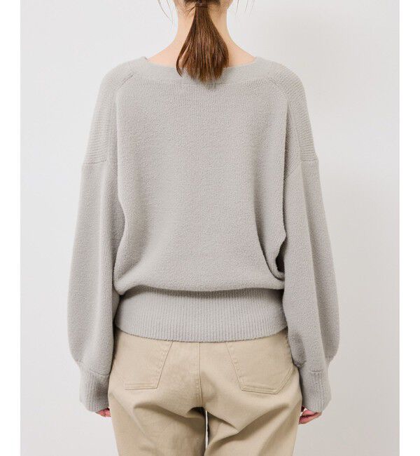 Rope&rsquo;Picnic「【新色追加】スフレニットシリーズ パールボタンショートカーディガン/イージーケア・リンクコーデ」|カーディガン|