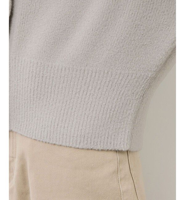 Rope&rsquo;Picnic「【新色追加】スフレニットシリーズ パールボタンショートカーディガン/イージーケア・リンクコーデ」|カーディガン|