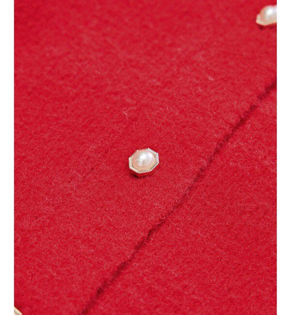 Rope&rsquo;Picnic「【新色追加】スフレニットシリーズ パールボタンショートカーディガン/イージーケア・リンクコーデ」|カーディガン|