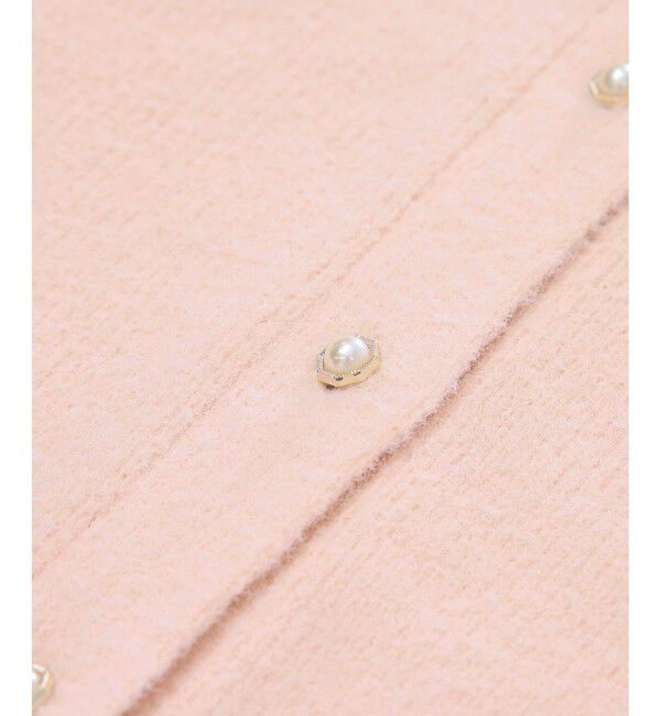 Rope&rsquo;Picnic「【新色追加】スフレニットシリーズ パールボタンショートカーディガン/イージーケア・リンクコーデ」|カーディガン|