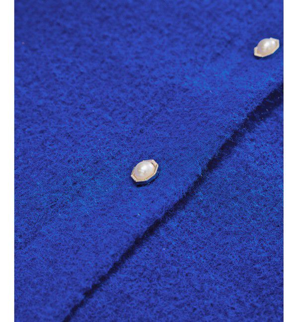 Rope&rsquo;Picnic「【新色追加】スフレニットシリーズ パールボタンショートカーディガン/イージーケア・リンクコーデ」|カーディガン|