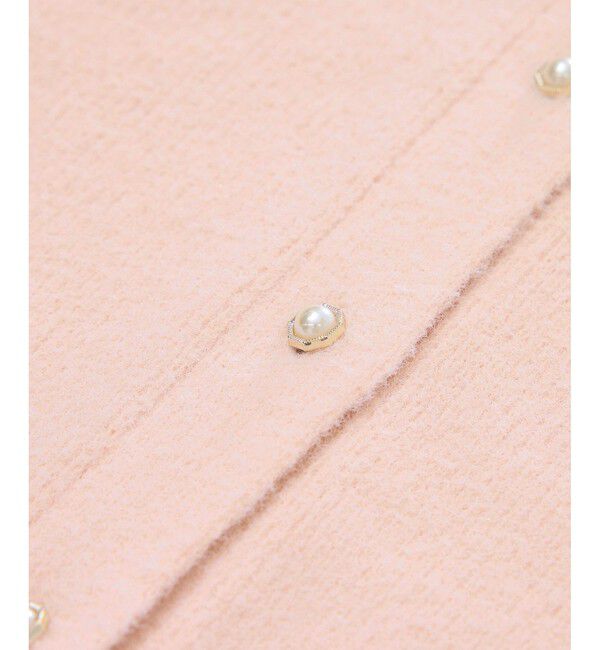 Rope&rsquo;Picnic「【新色追加】スフレニットシリーズ パールボタンショートカーディガン/イージーケア・リンクコーデ」|カーディガン|