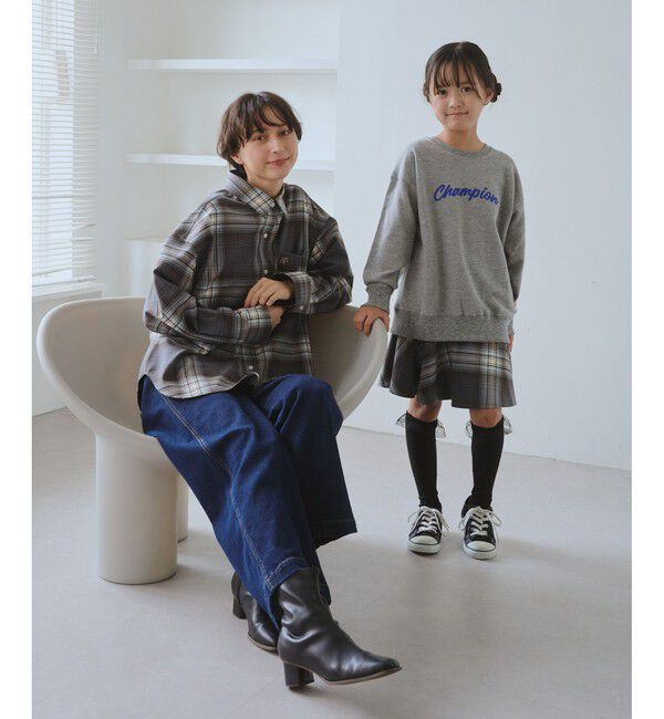 Rope&rsquo;Picnic「チェックネルシャツ/リンクコーデ」|シャツ・ブラウス|