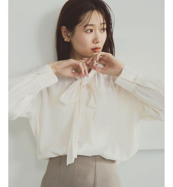 Rope&rsquo;Picnic「カッセンリボンブラウス」|シャツ・ブラウス|