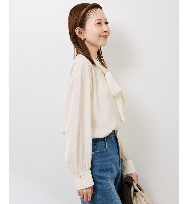 Rope&rsquo;Picnic「カッセンリボンブラウス」|シャツ・ブラウス|