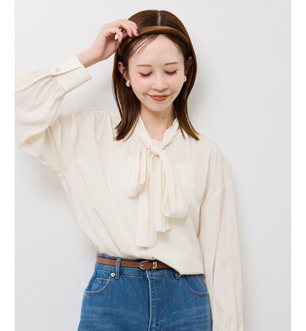 Rope&rsquo;Picnic「カッセンリボンブラウス」|シャツ・ブラウス|