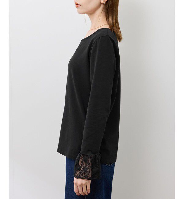 Rope&rsquo;Picnic「袖レースカットトップス」|Tシャツ・カットソー|