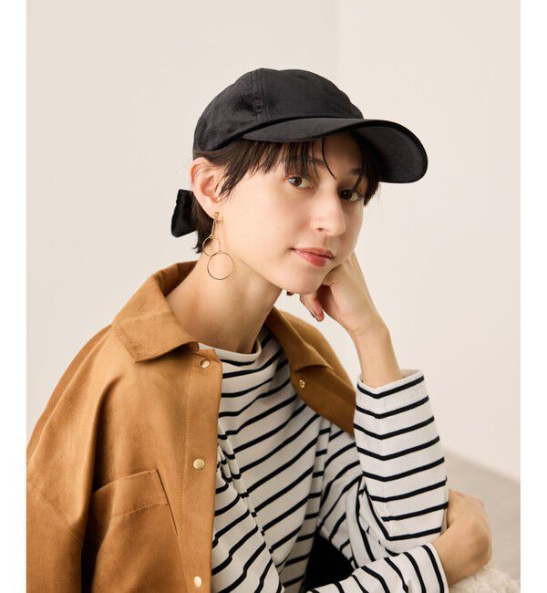 ROPE PICNIC PASSAGE「ベロアリボンキャップ」|キャップ・キャスケット|