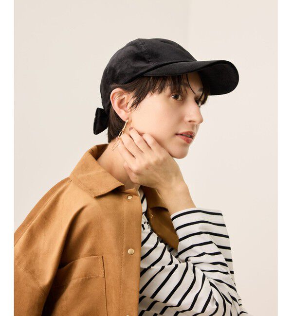 ROPE PICNIC PASSAGE「ベロアリボンキャップ」|キャップ・キャスケット|