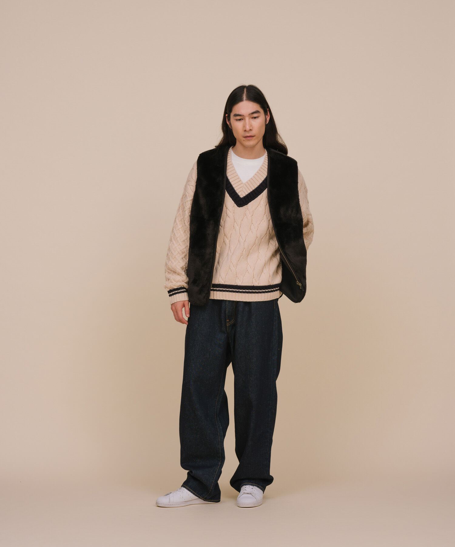 ADAM ET ROPE'「《別注》【Barbour】リバーシブル フロントジップ ファーライナー ベスト / ロイヤルワラント / ユニセック」|その他|