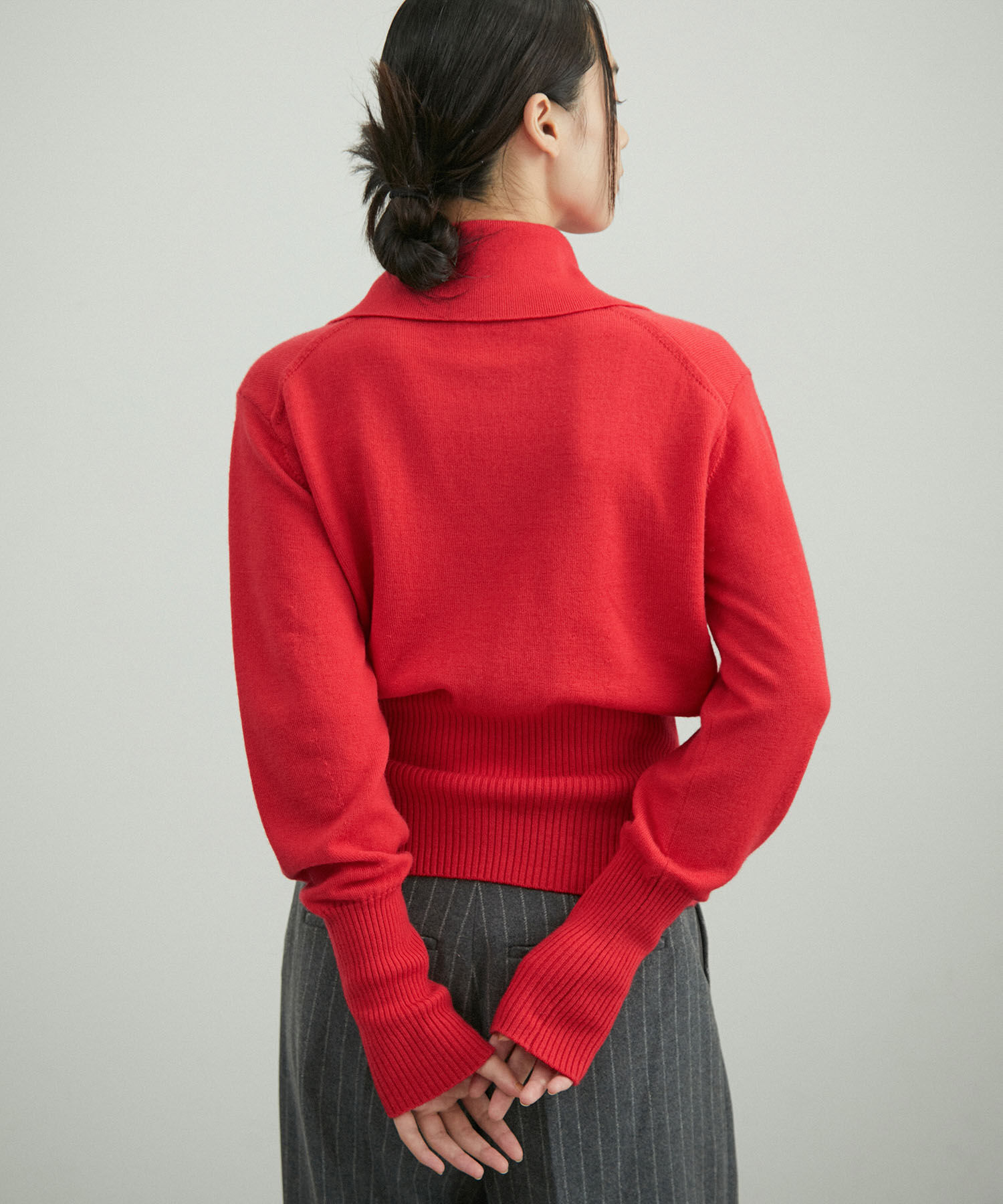 ADAM ET ROPE'「メニーボタンカーディガン」|カーディガン|