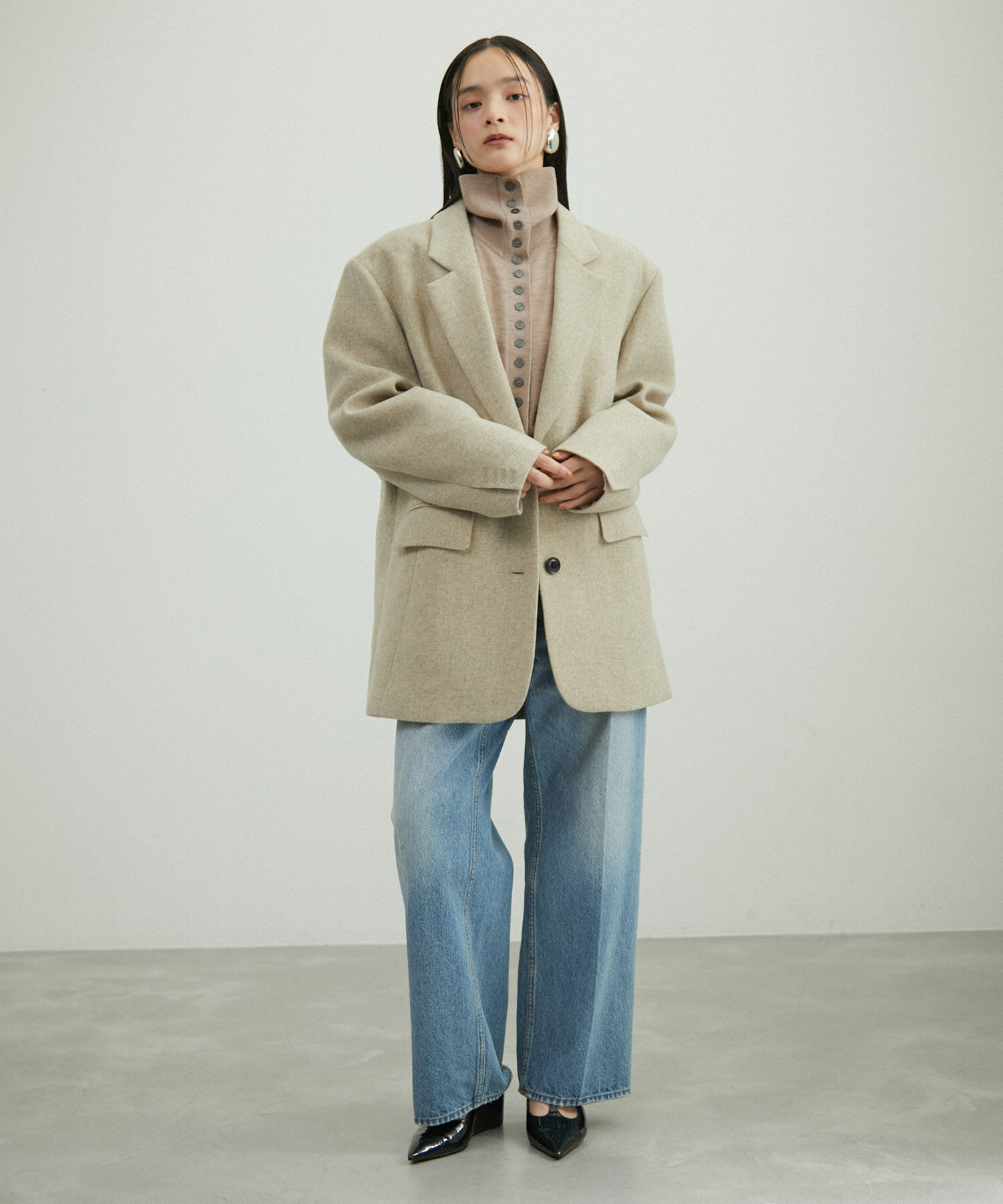 ADAM ET ROPE'「メニーボタンカーディガン」|カーディガン|