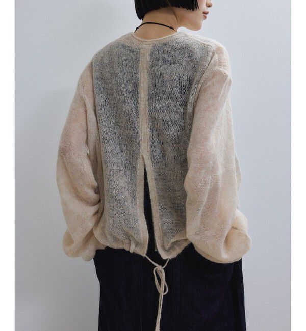 ADAM ET ROPE'「【WEB限定】ボリュームスリーブモヘアプルオーバー」|ニット・セーター|