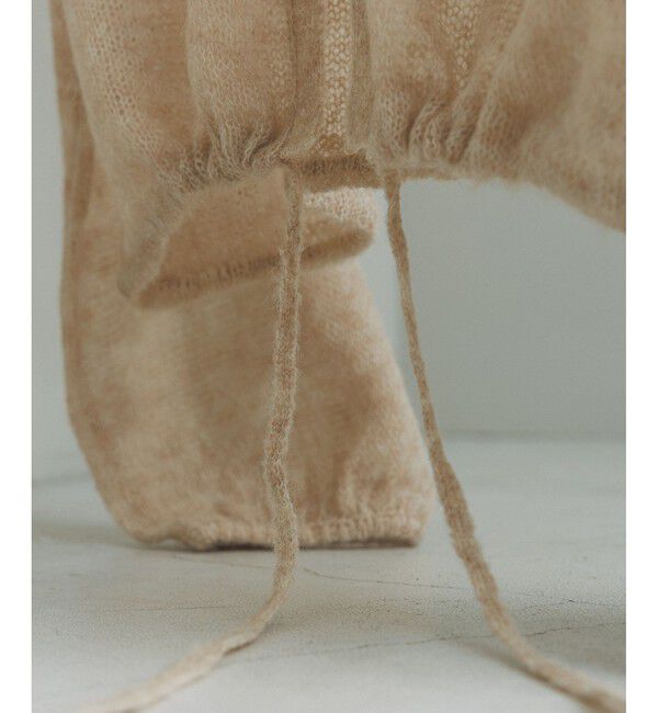 ADAM ET ROPE'「【WEB限定】ボリュームスリーブモヘアプルオーバー」|ニット・セーター|