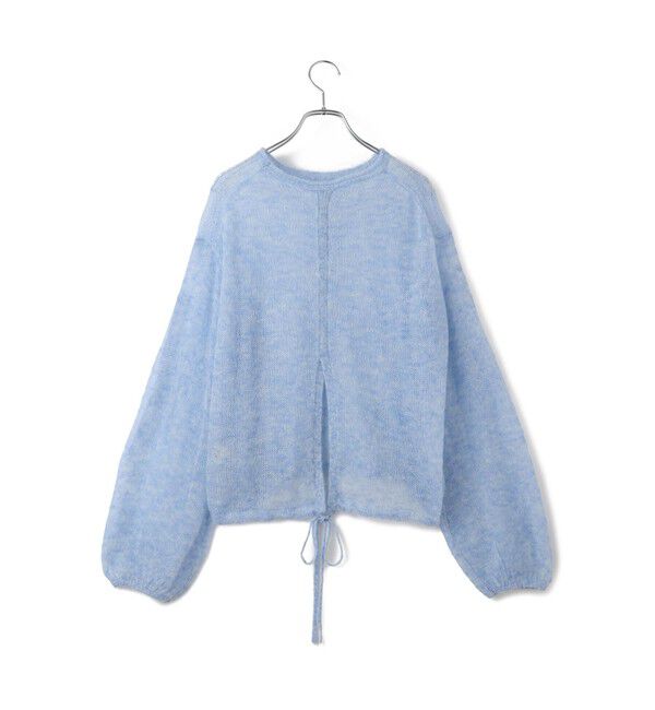 ADAM ET ROPE'「【WEB限定】ボリュームスリーブモヘアプルオーバー」|ニット・セーター|