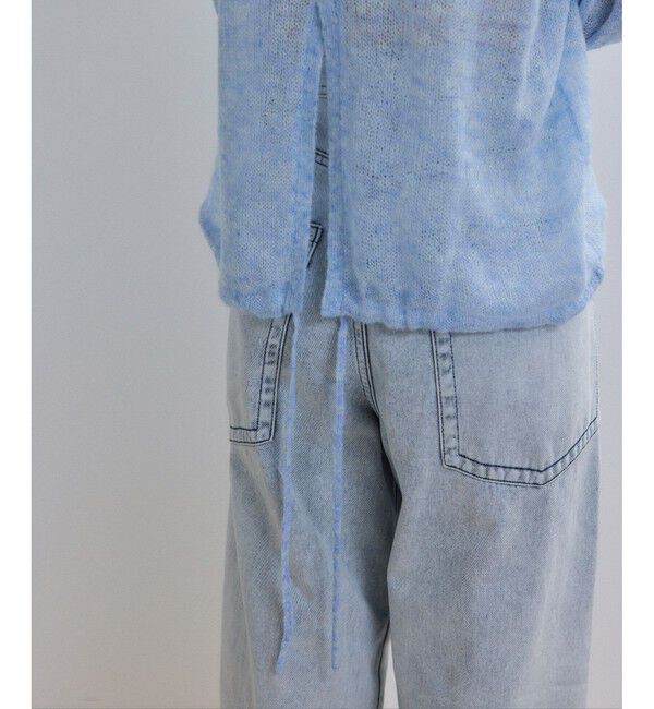 ADAM ET ROPE'「【WEB限定】ボリュームスリーブモヘアプルオーバー」|ニット・セーター|