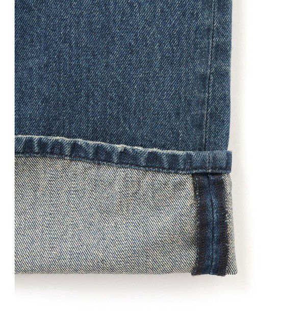 ADAM ET ROPE'「【サステナブル】デニム＆カツラギセミフレアパンツ」|デニム|