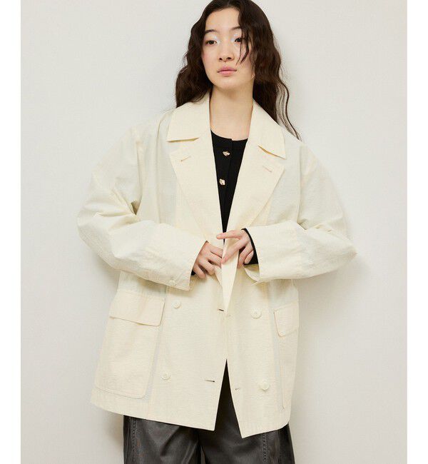 ADAM ET ROPE'「ウォッシュドジャケット」|テーラードジャケット|