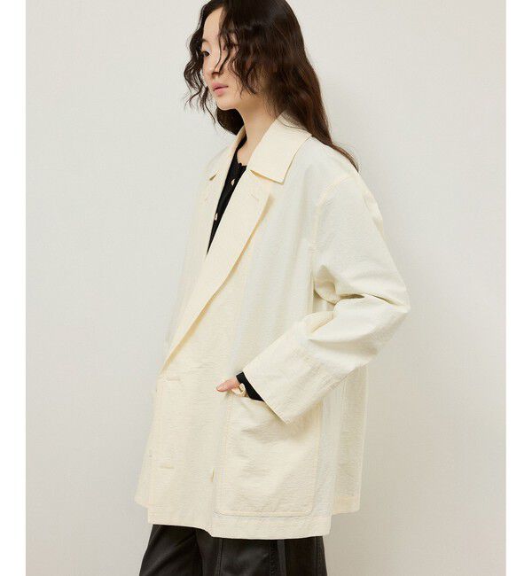 ADAM ET ROPE'「ウォッシュドジャケット」|テーラードジャケット|