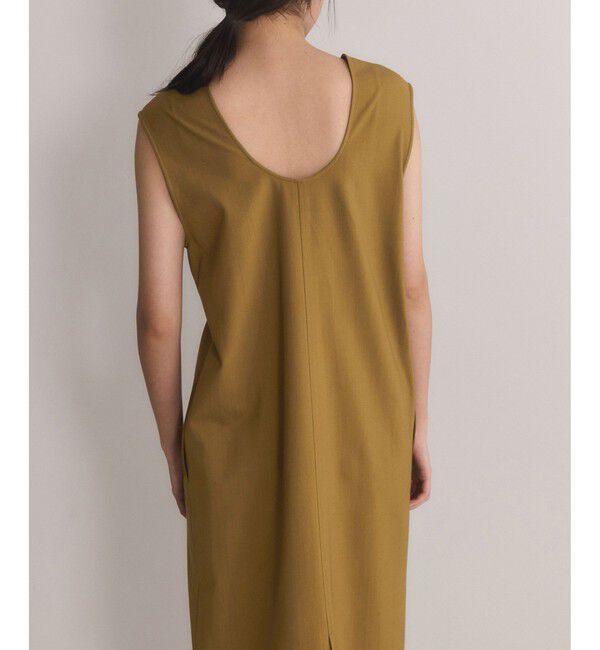 ADAM ET ROPE'「【EMOELLE】Uネックドレス」|ワンピース|